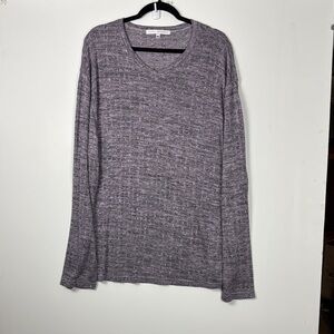 DANIEL BENJAMIN SZ 3XL long sleeve Purple lightweight Sweater NWOT